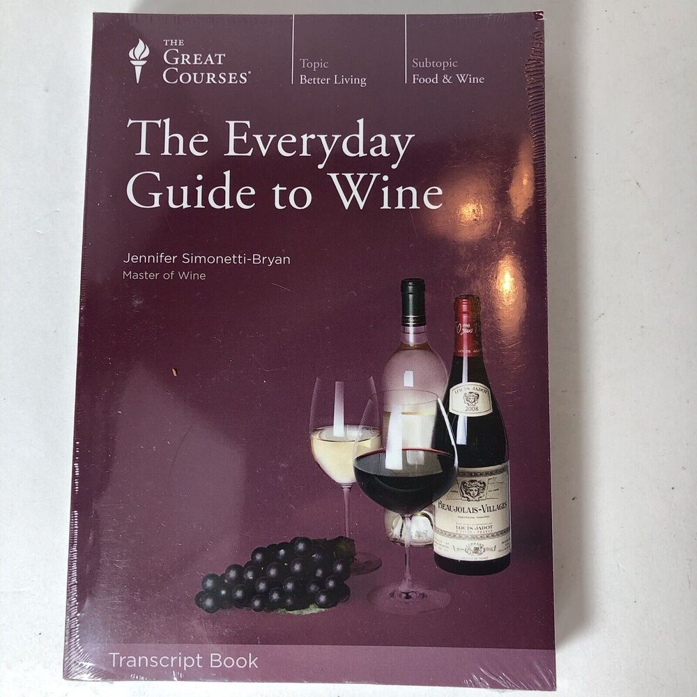 Great Courses Transcript Book Only The Everyday Guide to‎ Wine Sealed E2